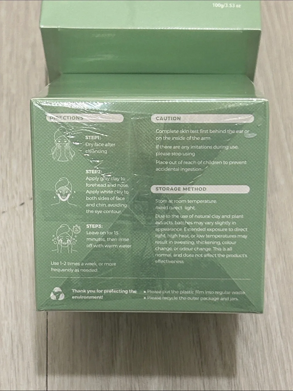 WNP (NWT) Wake Nature Perfection Duo Cleansing Clay Mask